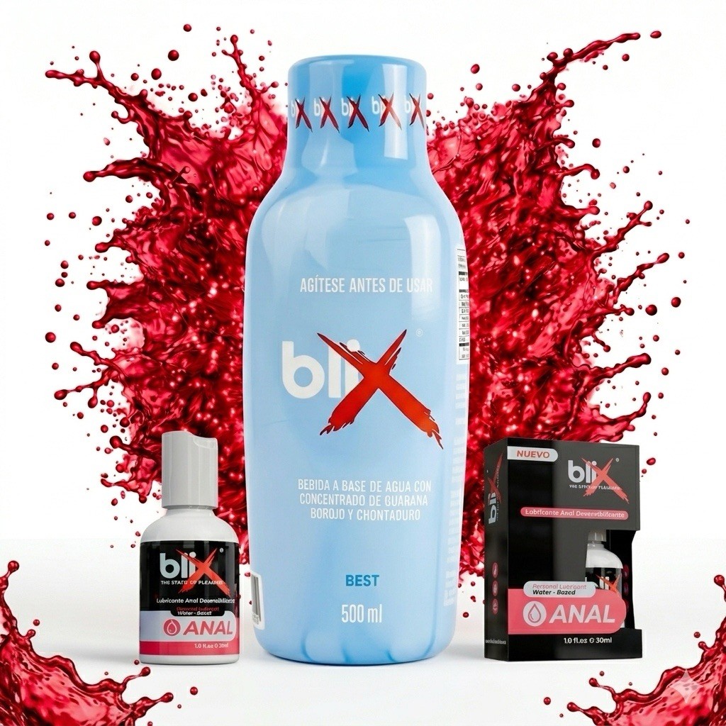 Blix Liquid – All Natural 500 Ml + Blix Anal Desensitizing Lubricant