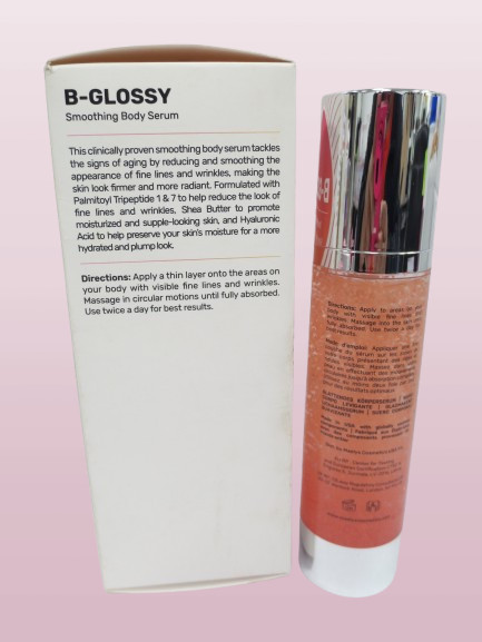 MAELYS B-GLOSSY SMOOTHING BODY SERUM 3.4 OZ BOXED