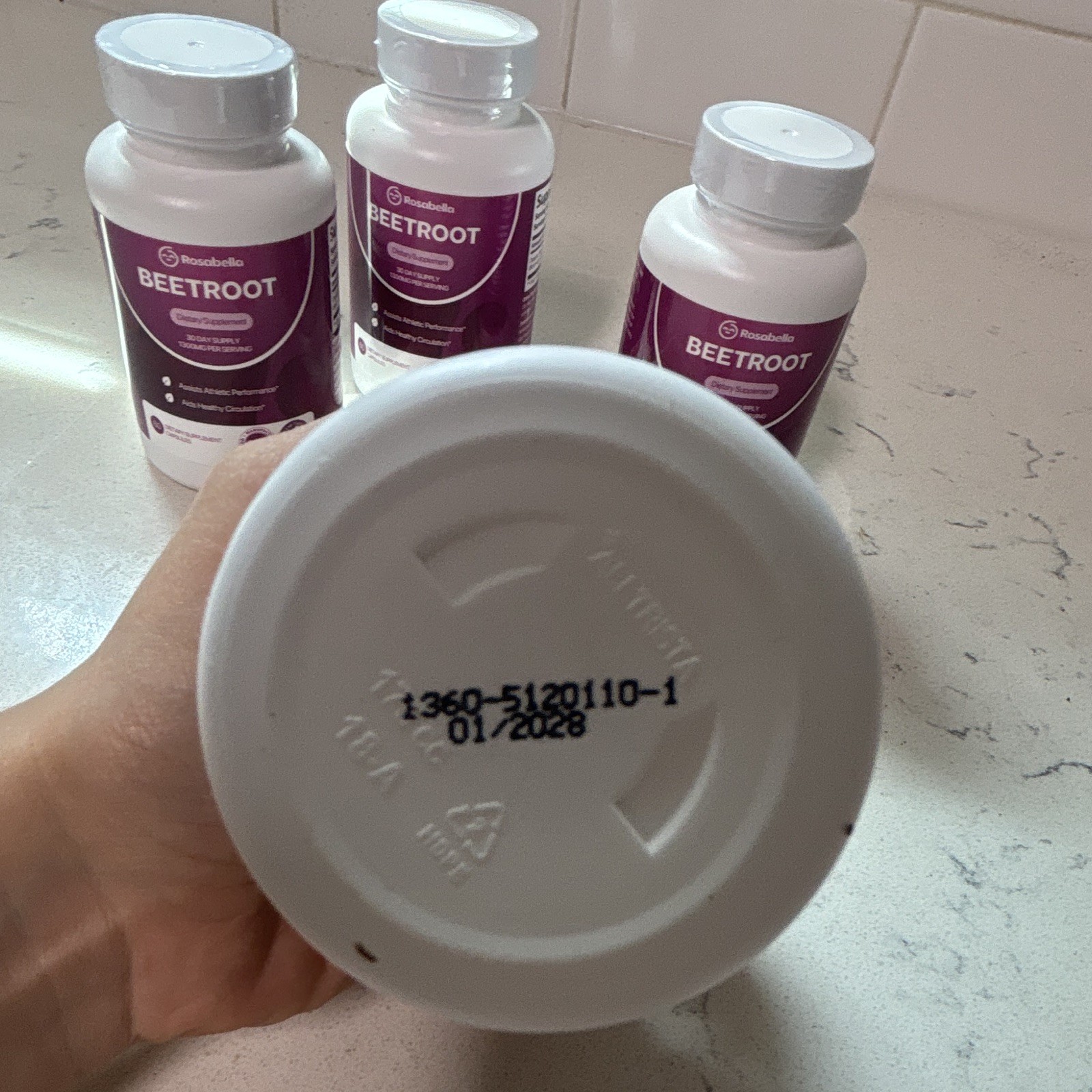 4 Rosabella Organic Beetroot Powder 1300mg 60 Veggie Caps Athletic Performance