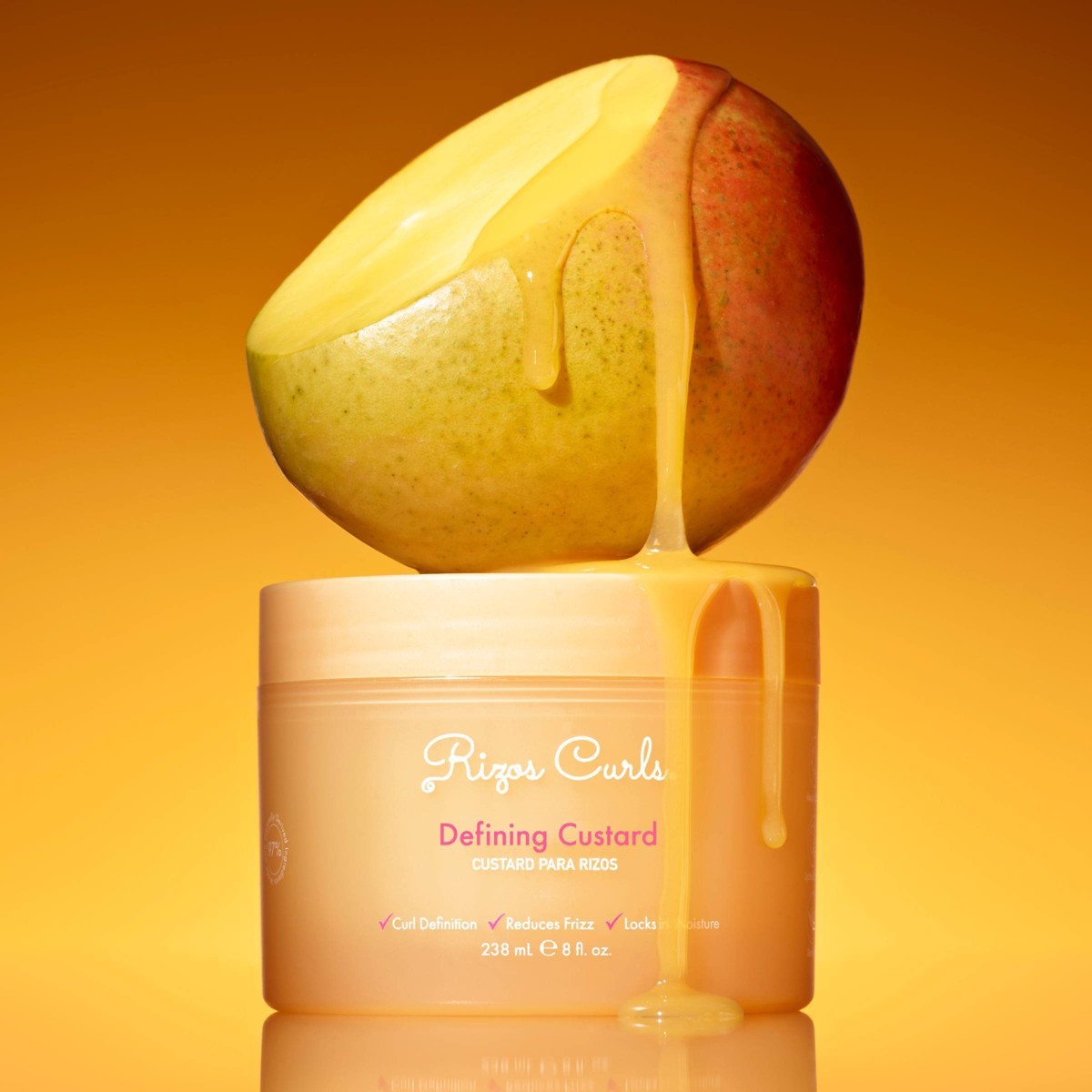 Rizos Curls Defining Custard – 8 fl oz: Curl Enhancing, For All Hair Types