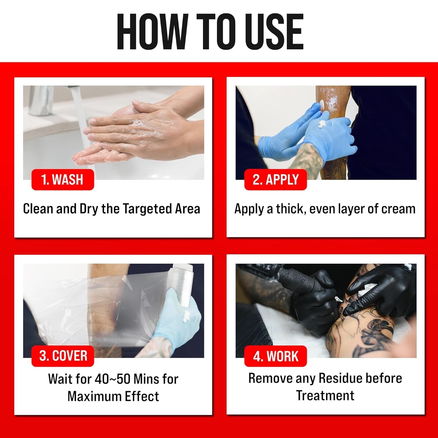 Deep Numbing Cream: Extra Strength Numbing Cream – Maximum Strength Sooth (50g)