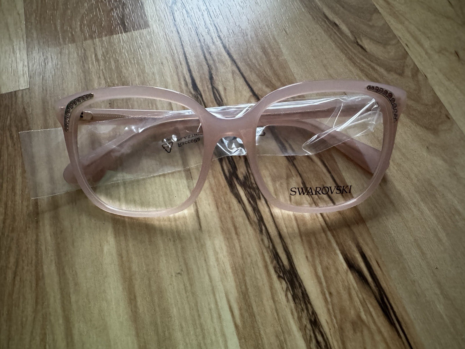 Swarovski SK2033 Women’s Eyeglasses Frames Demo Lens (Milky Pink) – New