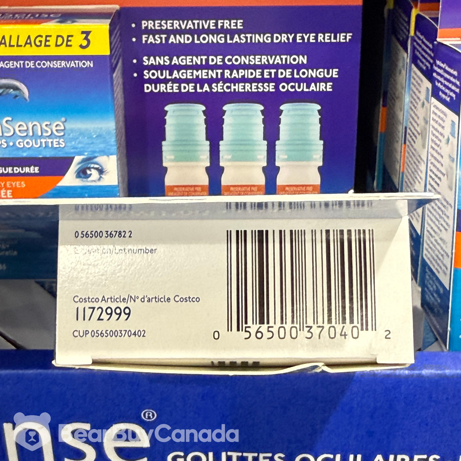 hydraSense Advanced Dry Eye Drops 3 x 10mL Preservative Free Exp:11/2028