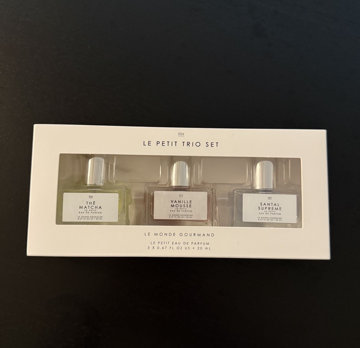 LE MONDE GOURMAND Le Petit Trio Gift Set Le Petit EDP Spray 3 X 0.67oz Each NIB