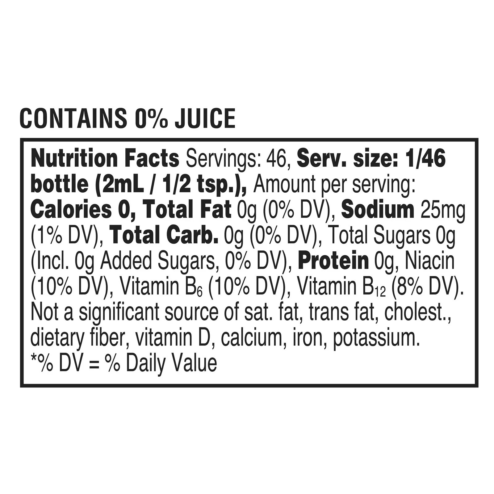 (2 pack) Great Value Orange Blast Water Drink Enhancer, 3.11 fl oz Bottle-