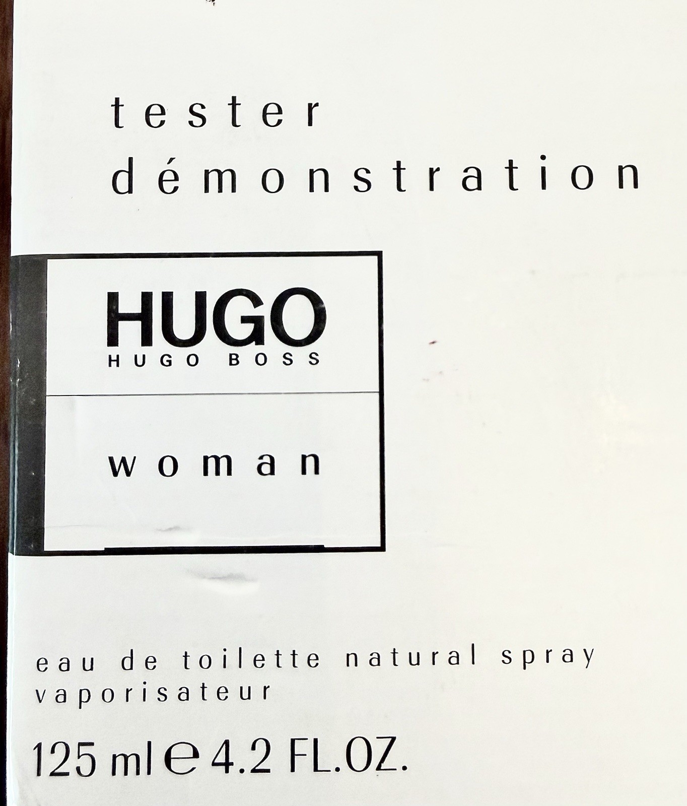 HUGO BOSS HUGO woman Eau de Toilette Spray, Tester Size 4.2 fl oz