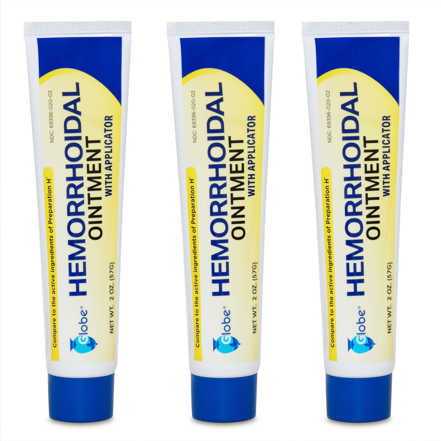 Hemorrhoidal Ointment 2 oz (Compare to PREPARATION H) – 3 pack