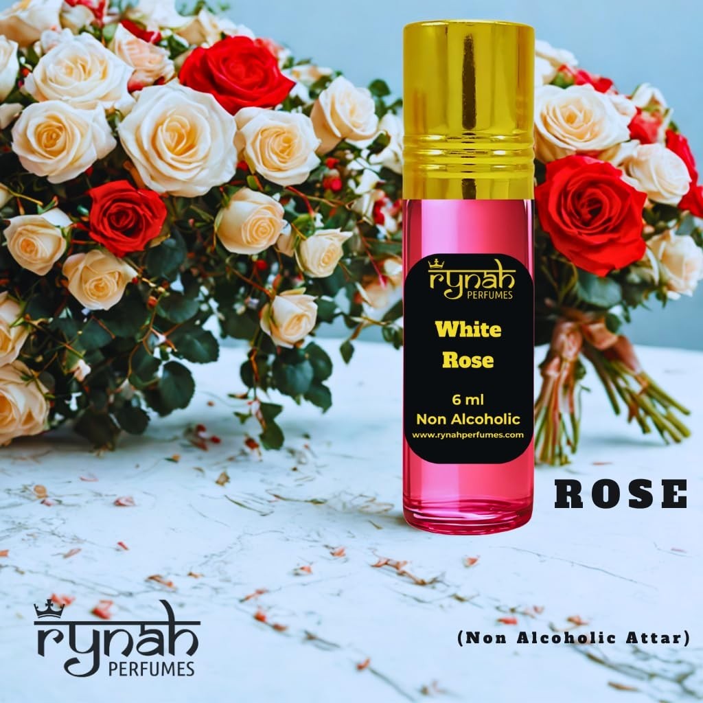 Rynah Attar Set for Women 5x6ml Roll-On Non-Alcoholic Perfume Oils