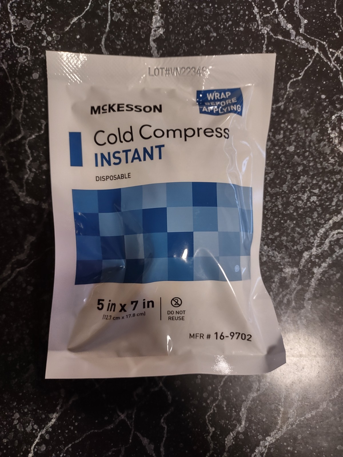 McKesson Cold Compress Instant Disposable (5 x 7 Inches)