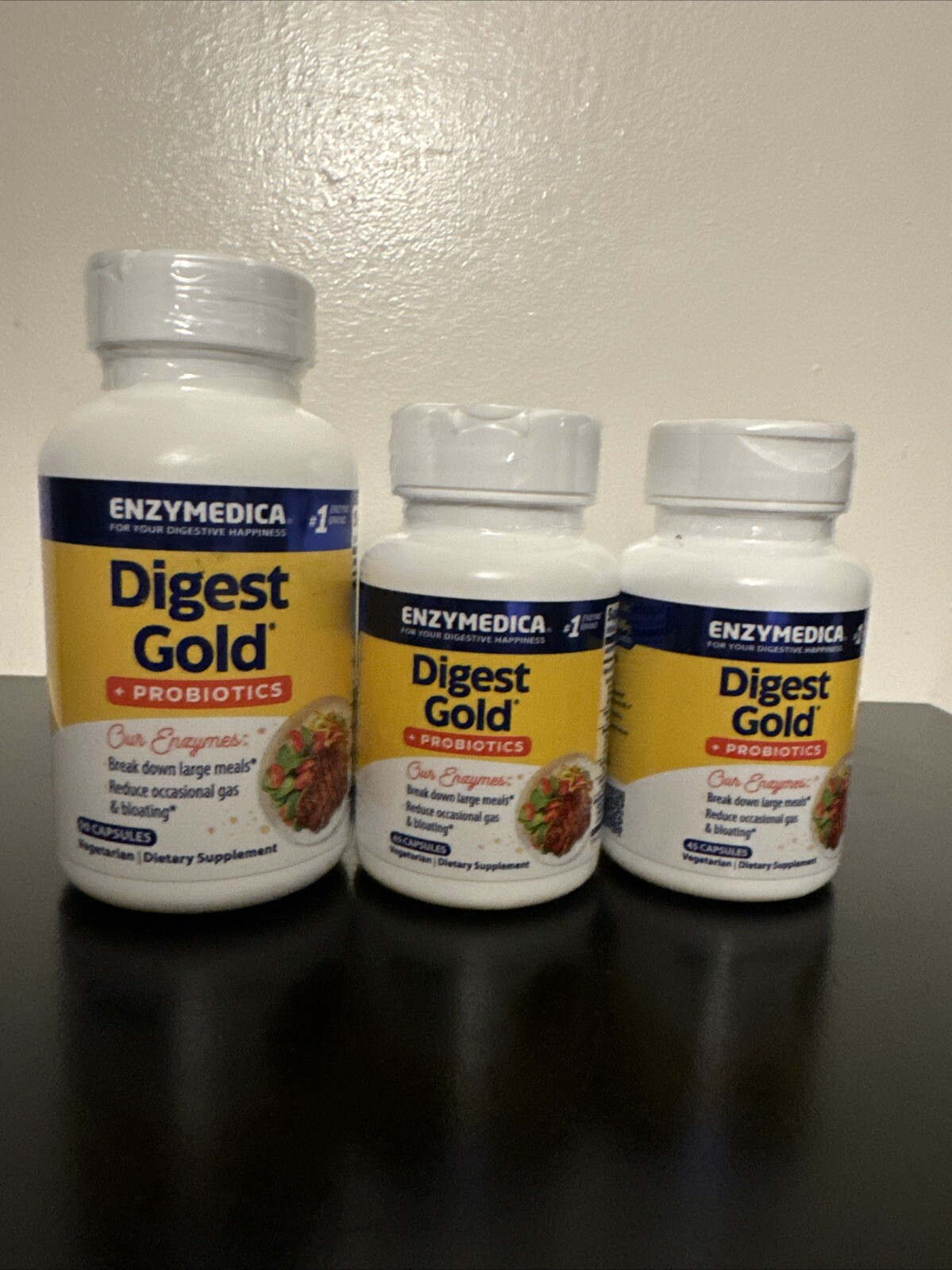 Enzymedica Digest Gold +Probiotics Digestive Support 180 Capsules