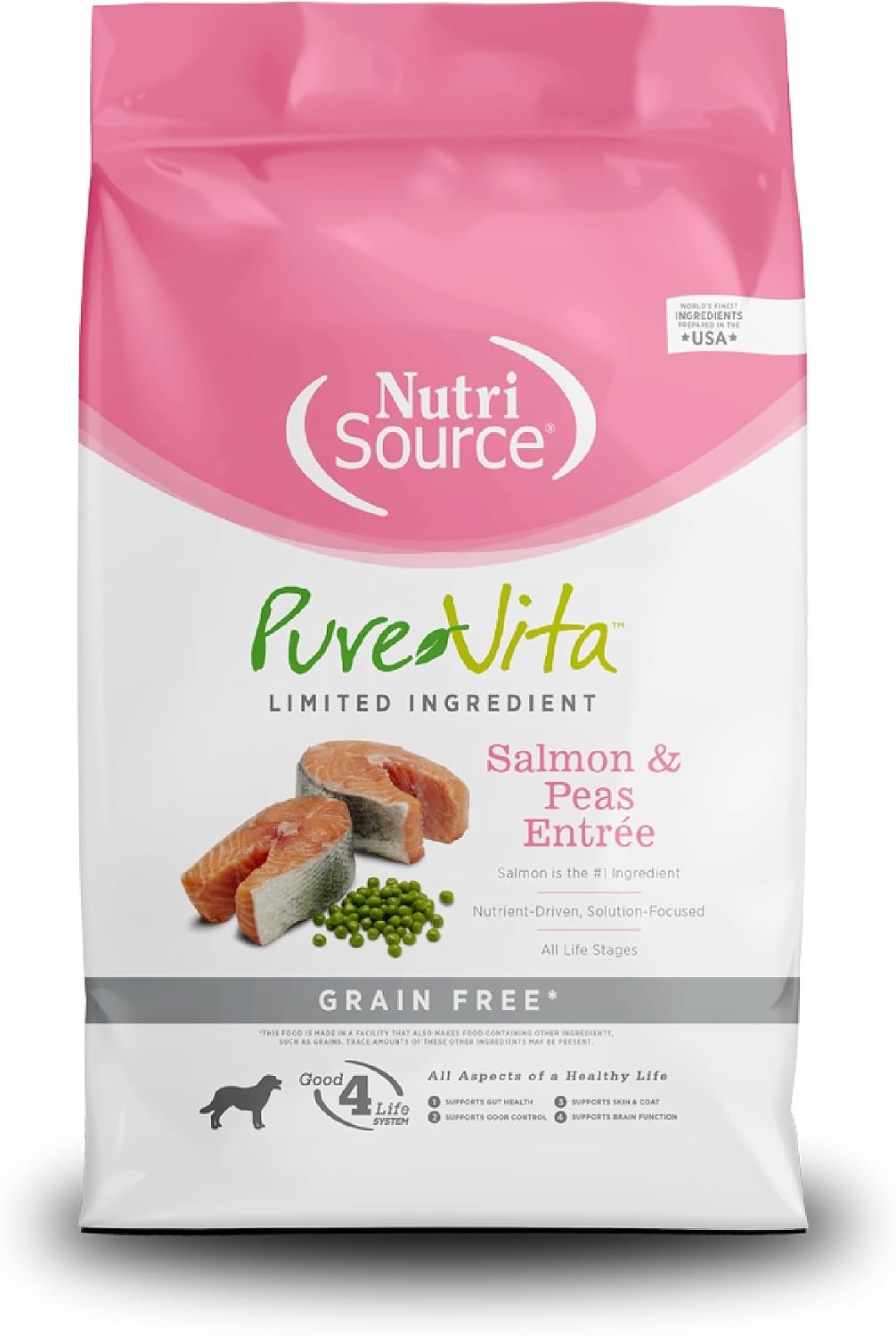 PureVita Salmon and Peas Grain-Free Dog Food 5Lbs