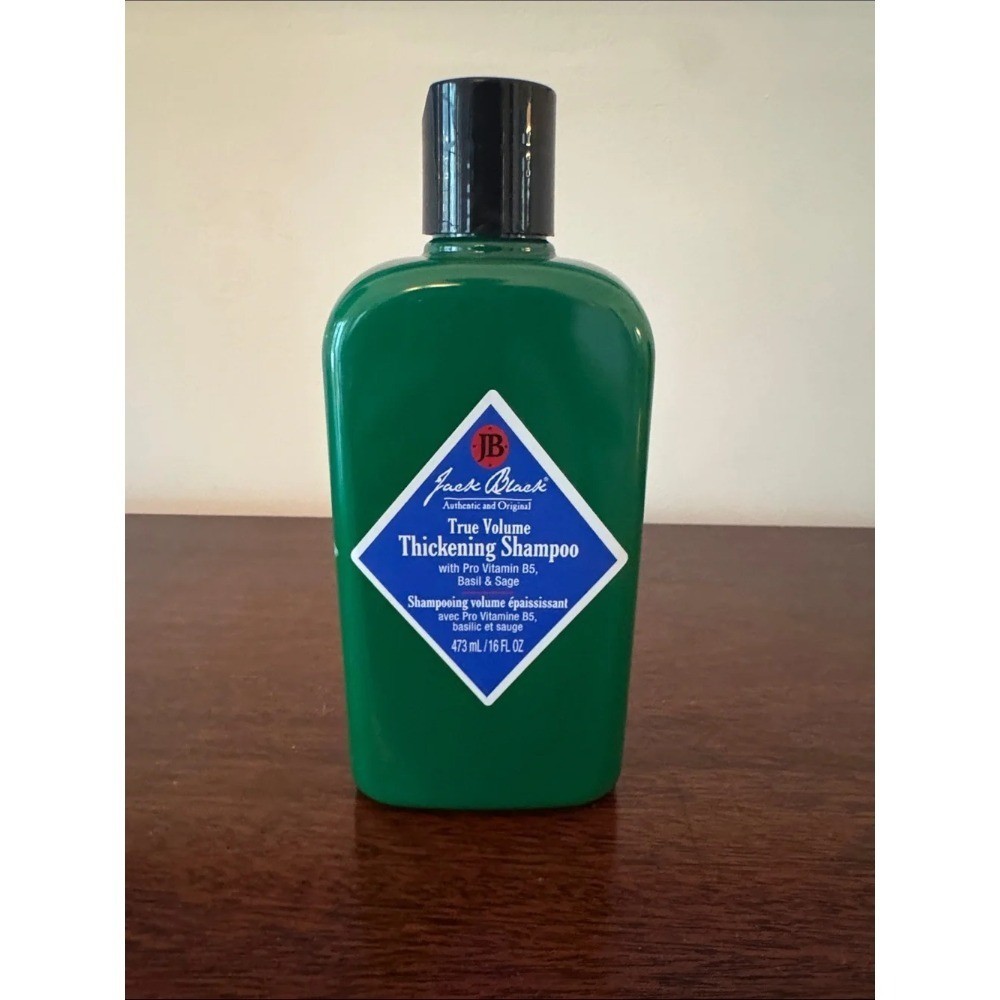 Jack Black NIB 100% Authentic True Volume Thickening Shampoo 16 oz / 473 mL