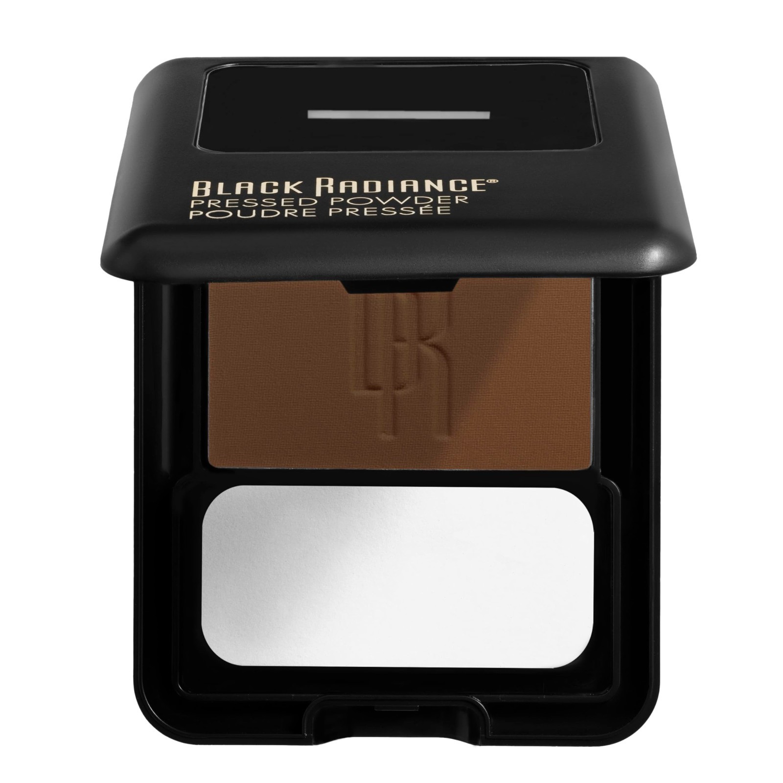 Pigment-Rich Matte Pressed Powder for Dark Skin, Oil-Absorbing Compact with Mirr