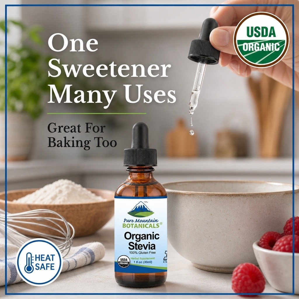 Best Liquid Stevia Brand for Keto? – Pure Mountain Botanicals – Organic Stevia