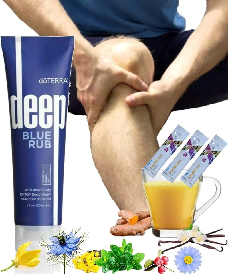 3 PACK DoTERRA Deep Blue doterra Rub Body Cream – 4 oz EXP:03/2028 +