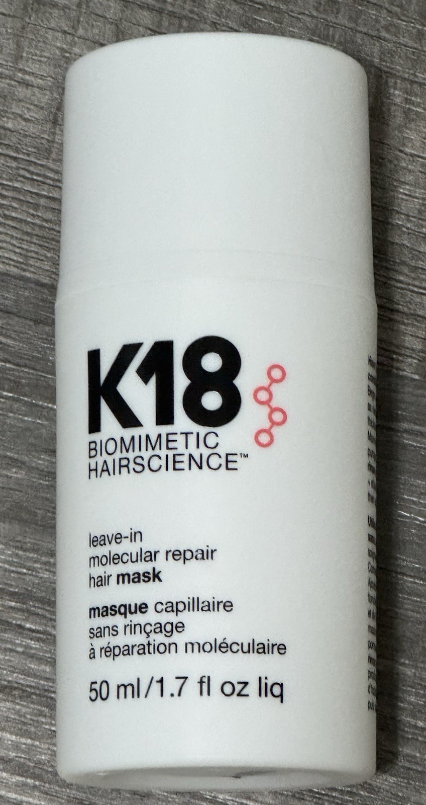 K18 Biometric Hairscience Molecular Leave-In Repair Hair Mask 1.7 fl oz (50ml)