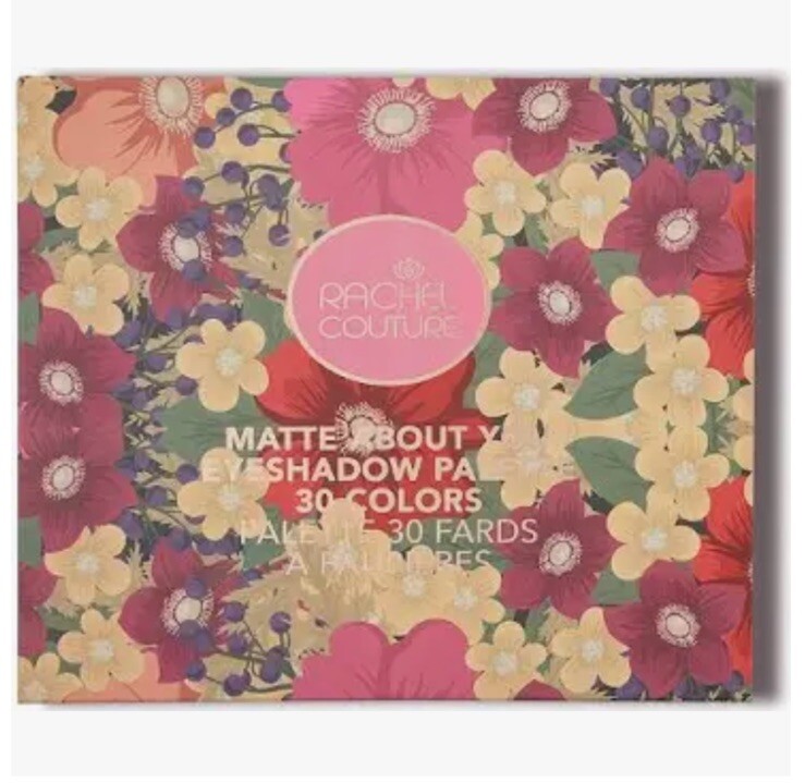 Rachel Couture Matte About You 30 Color Eyeshadow Palette New 24M