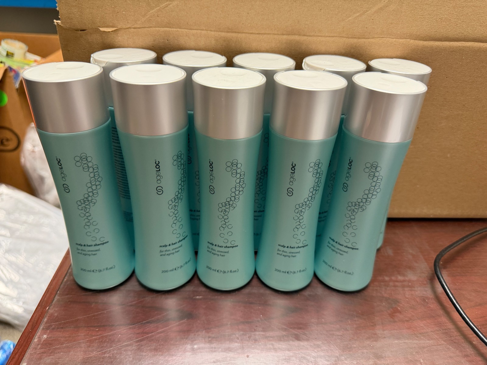 10 Bottles Nu Skin Nuskin ageLOC Nutriol Scalp and Hair Shampoo 6.7 fl oz 200 ml