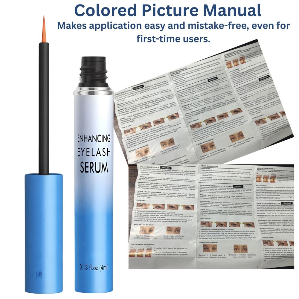 Eyelash Eyebrow Growth Serum Professional Enhancer Longer Lash