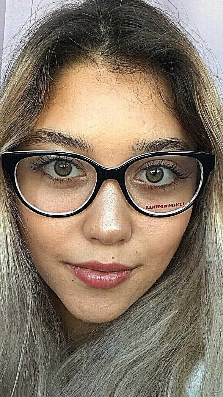 New Mikli by ALAIN MIKLI ML17R12 M01 54mm Black White Women’s Eyeglasses Frame .