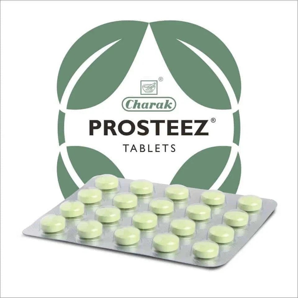 Charak Prosteez Ayurvedic Tablet – 200 Tablets (10 Strips) Prostate Health