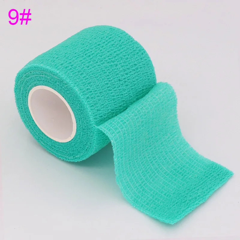 18 Colors Colorful Athletic Wrap Tape Self Adhesive Elastic Bandage Bands Sports