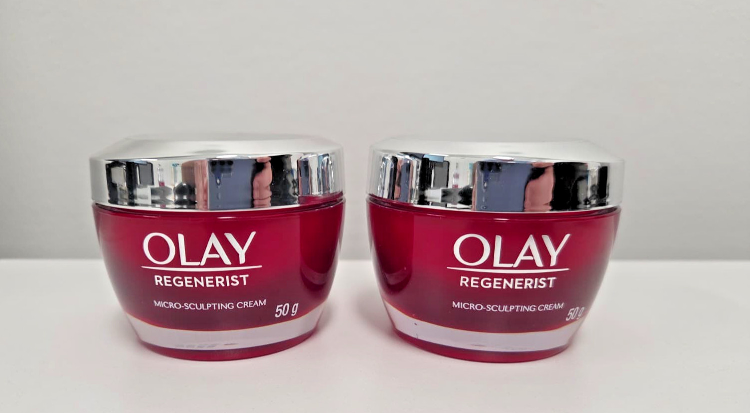 Olay Regenerist Micro-Sculpting Cream Anti Aging Moisturizer 1.7oz (50g) 2 PACK