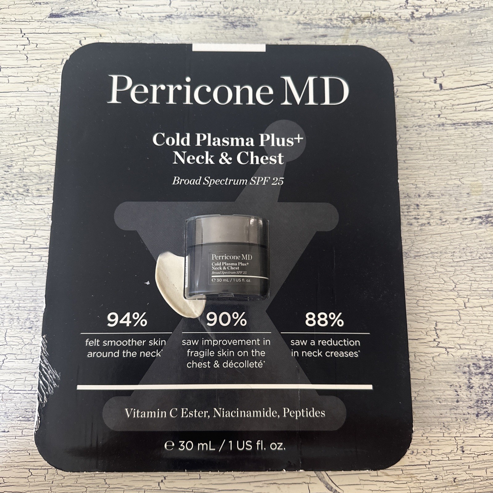 PERRICONE MD Cold Plasma Plus+ Neck & Chest Broad Spectrum SPF 25 Factory Sealed