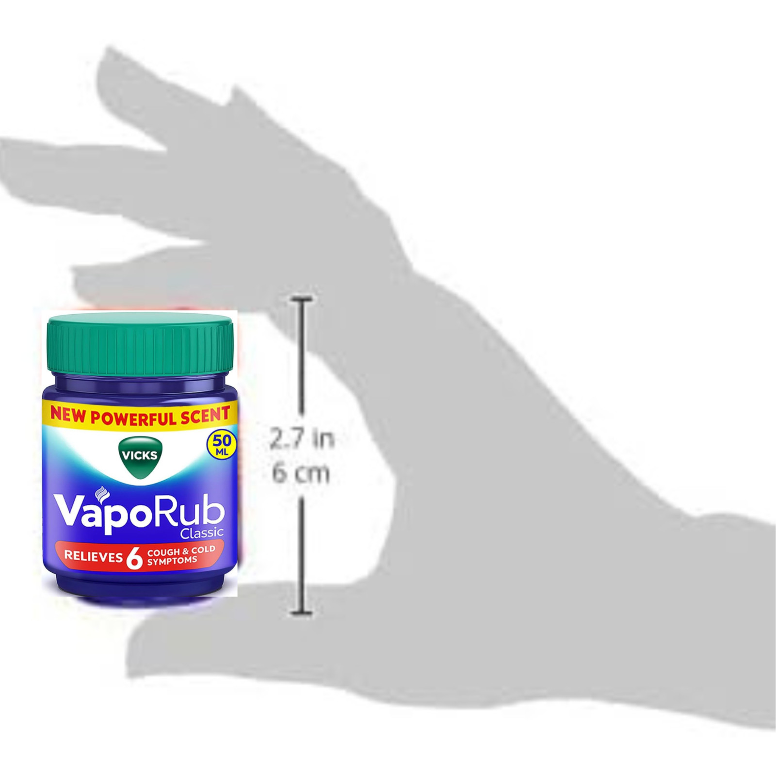 Vicks VapoRub Regular 1.76oz / 50ml Menthol & Eucalyptus Pack of 12