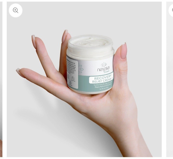 Naysa Luxe Recovery Relief Cream+ Pain Relief for Muscle & Joint Pain 4 oz
