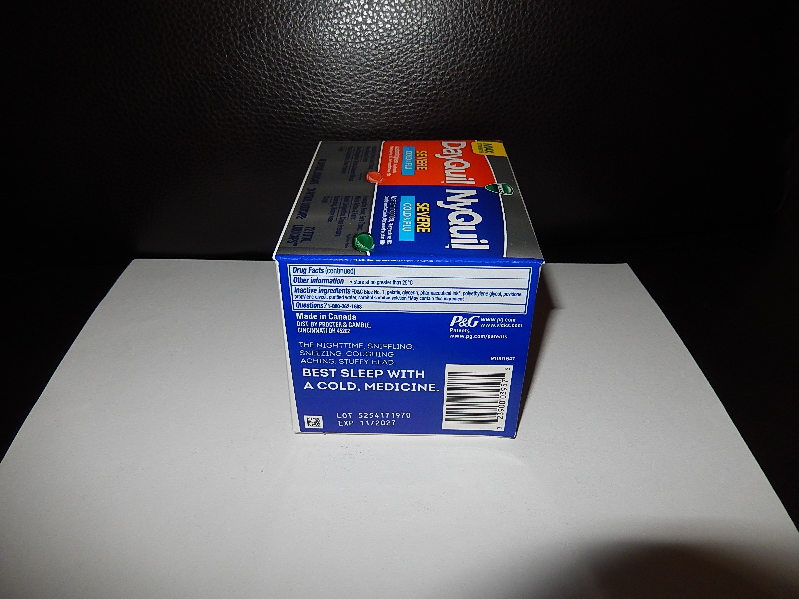 Vicks DayQuil and NyQuil Severe Cough Cold & Flu Relief LiquiCaps Convenience 72