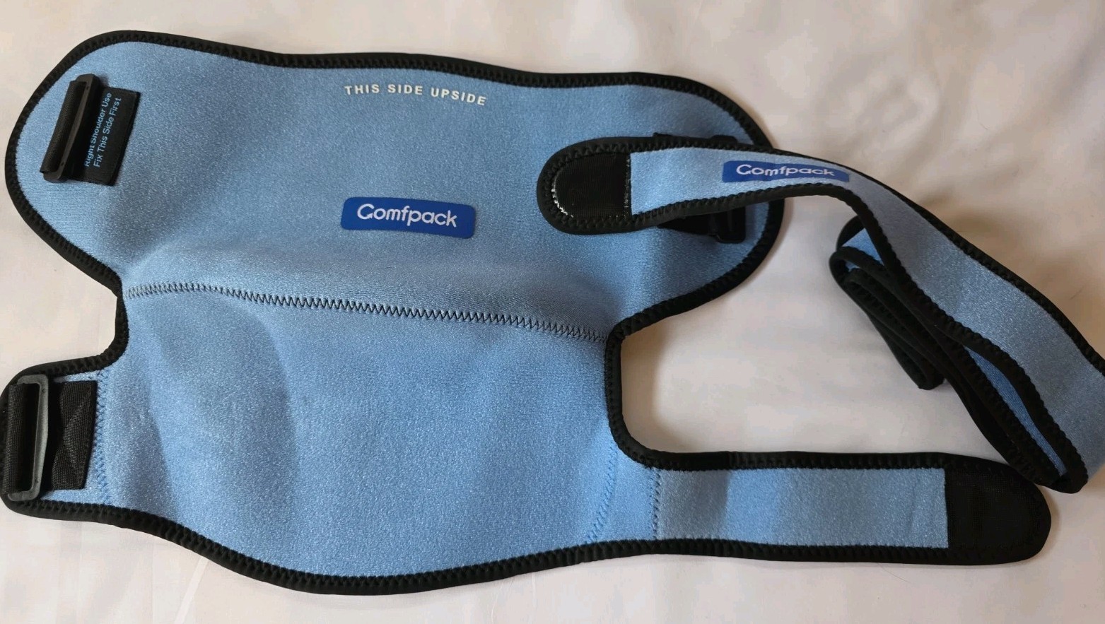 Shoulder Ice Pack Brace 3D Gel Hot Cold Compression With Neoprene Comfort Cover