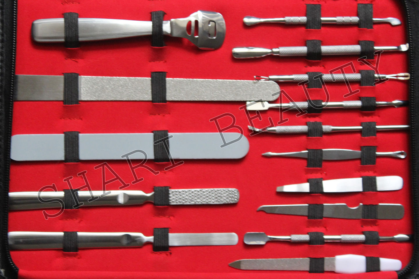 High Quality Full range German Stainless steel 24Pc Manicure & Pedicure Tool kit