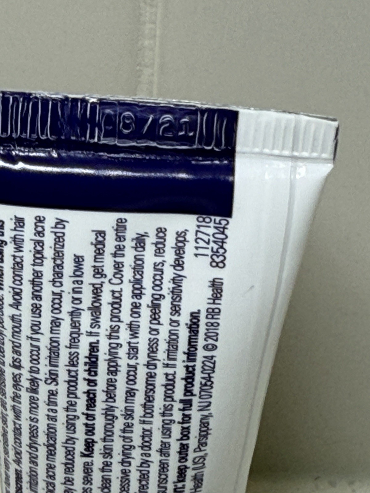 Clearasil Benzoyl Peroxide Stubborn Acne Spot Treatment Cream 1 oz ORIGINAL READ