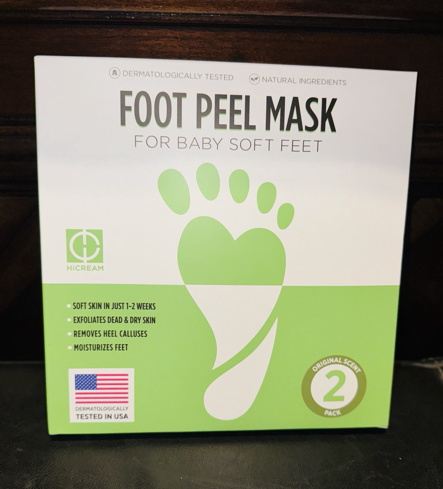 Foot Peel Mask For Baby Soft Feet: Lot Of 2 Boxes (2 Pack Per Box Exp. 01/2025)
