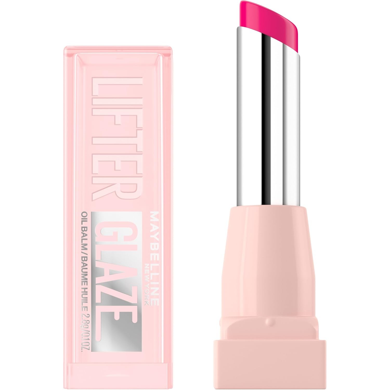 Maybelline Lifter Glaze Oil Balm Rose Bite Hot Pink Hydrating Lip Balm