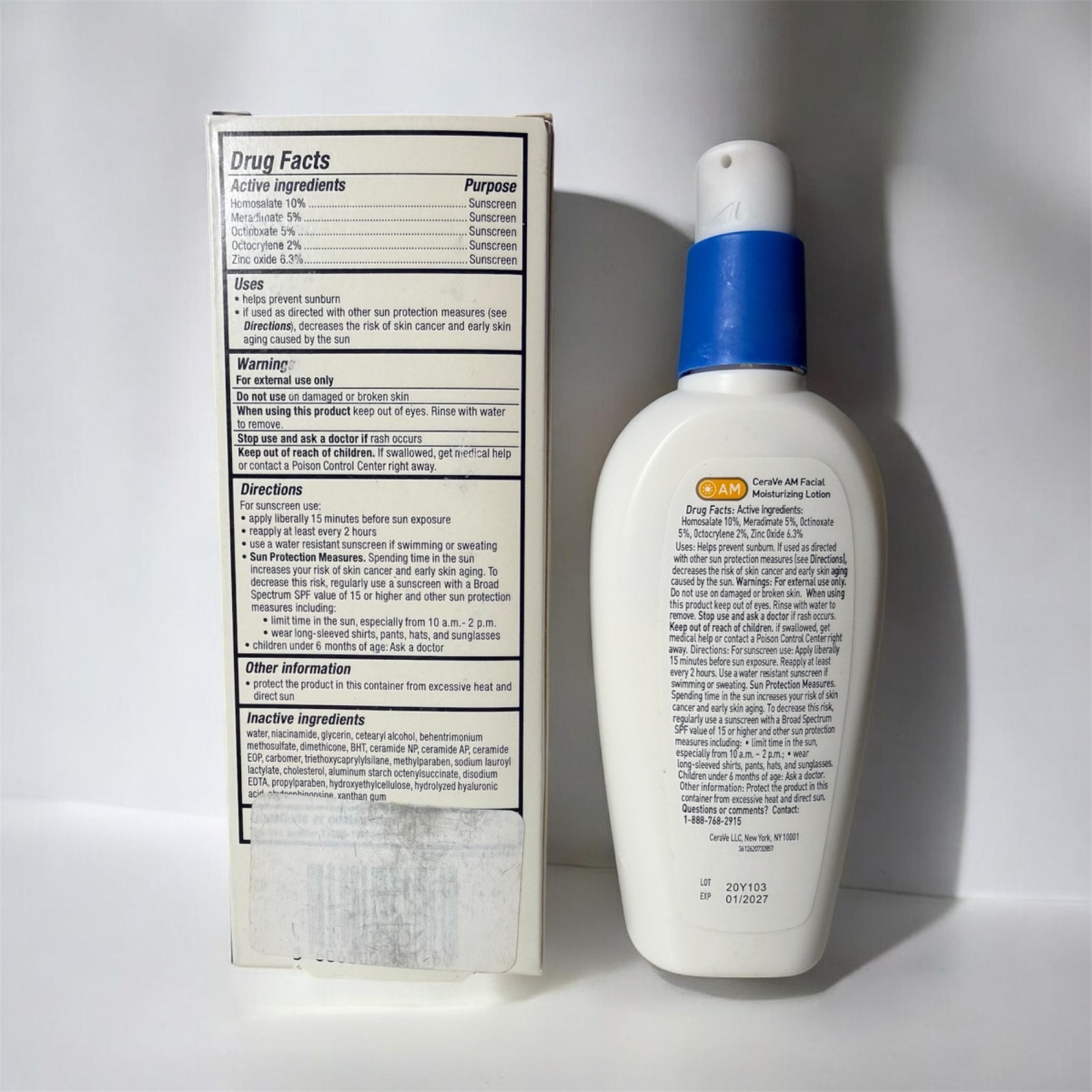 2 Pack CeraVe AM Facial Moisturizing Lotion SPF 30 – NEW IN BOX~EXP:01/2027
