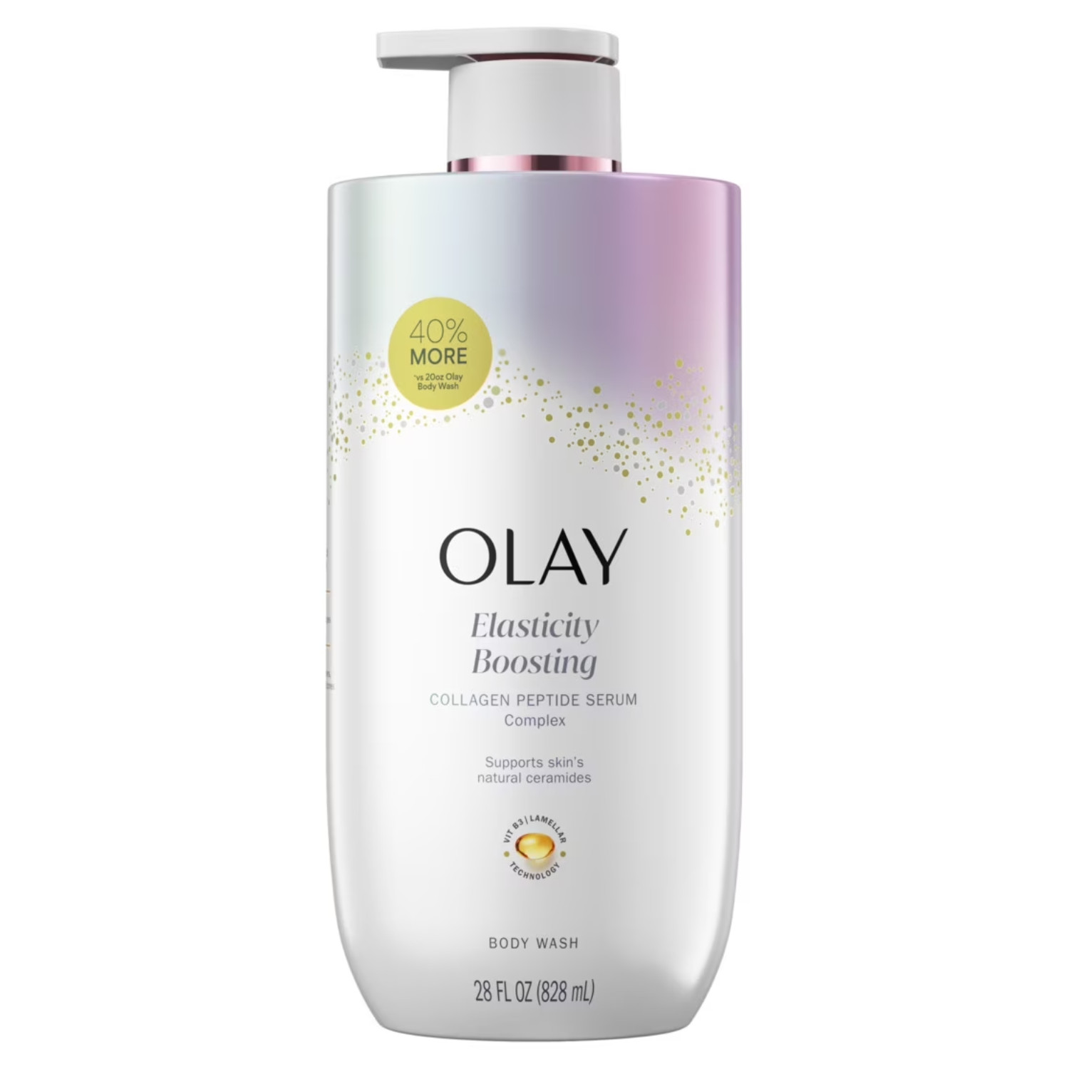 Olay Elasticity Boosting Body Wash with Collagen Peptide, 28 oz Bottle