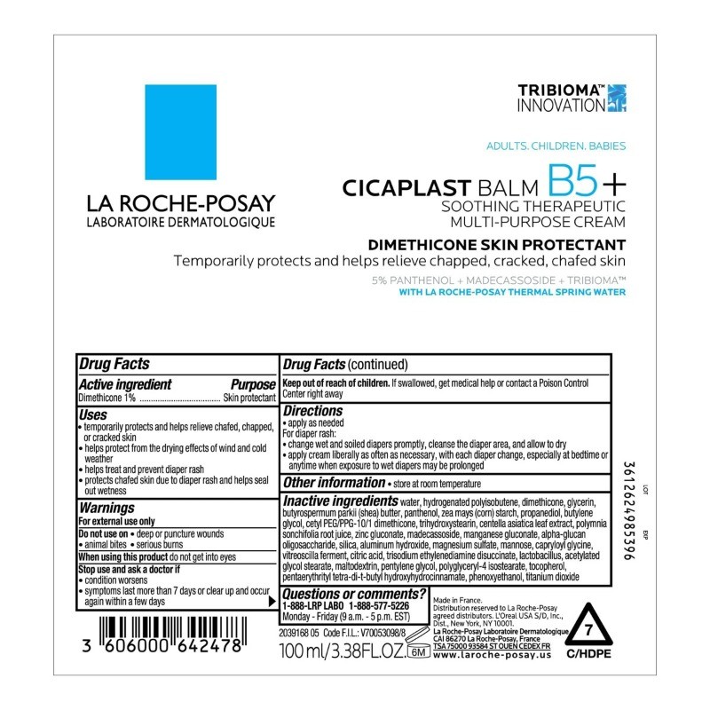 La Roche Posay Cicaplast B5 OTC Soothing Therapeutic Muti-Purpose – 3.38 fl oz