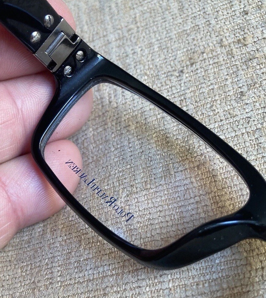 RALPH LAUREN POLO 2033 5001 Shiny Black Full Acetate Frame Men’s Eyeglasses 140