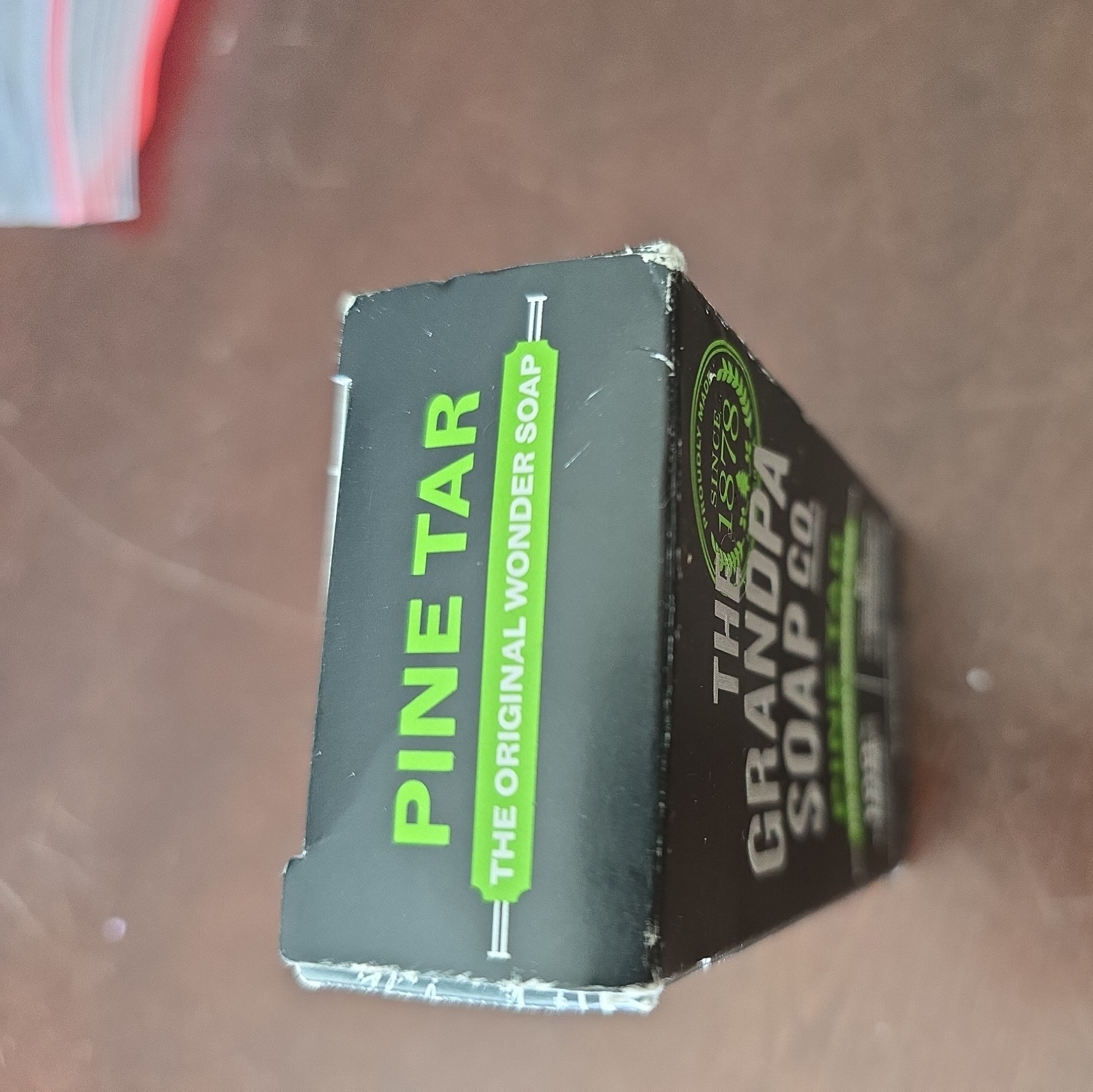 The Grandpa Soap Co. Original Wonder Soap Pine Tar 3.25 Oz. (C059)
