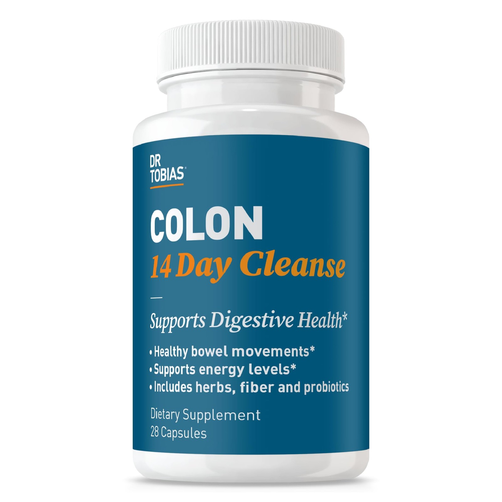 Dr. Tobias Colon Cleanse – Constipation Relief & Gut 28 Count (Pack of 1), No