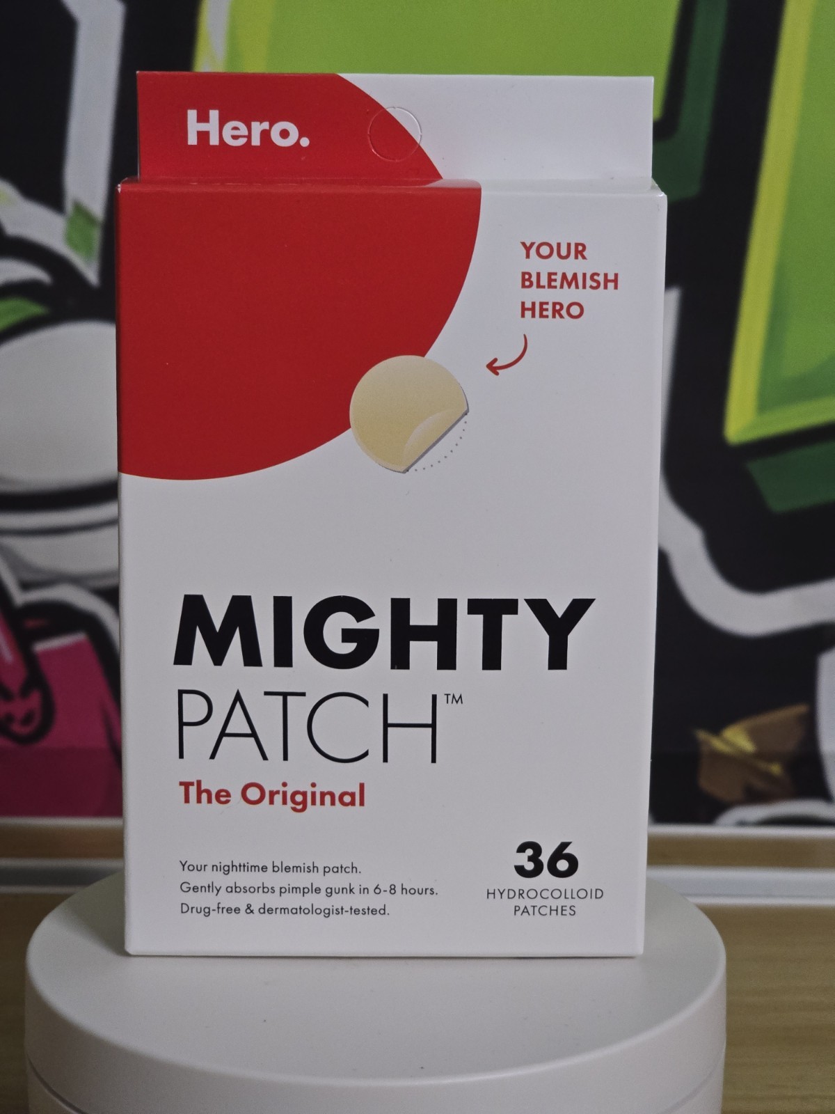 Hero Mighty Patch Original Hydrocolloid Acne Pimple Patches 36 Ct Drug-Free