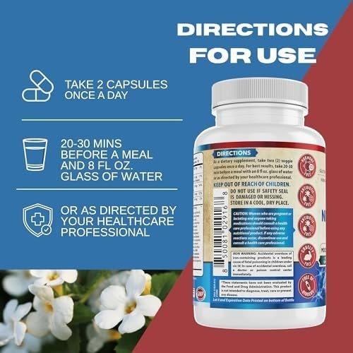 Neuro Focus Formula | Supports Mental Clarity & Focus | Vitamin A,C,D,E,B6 | Glu