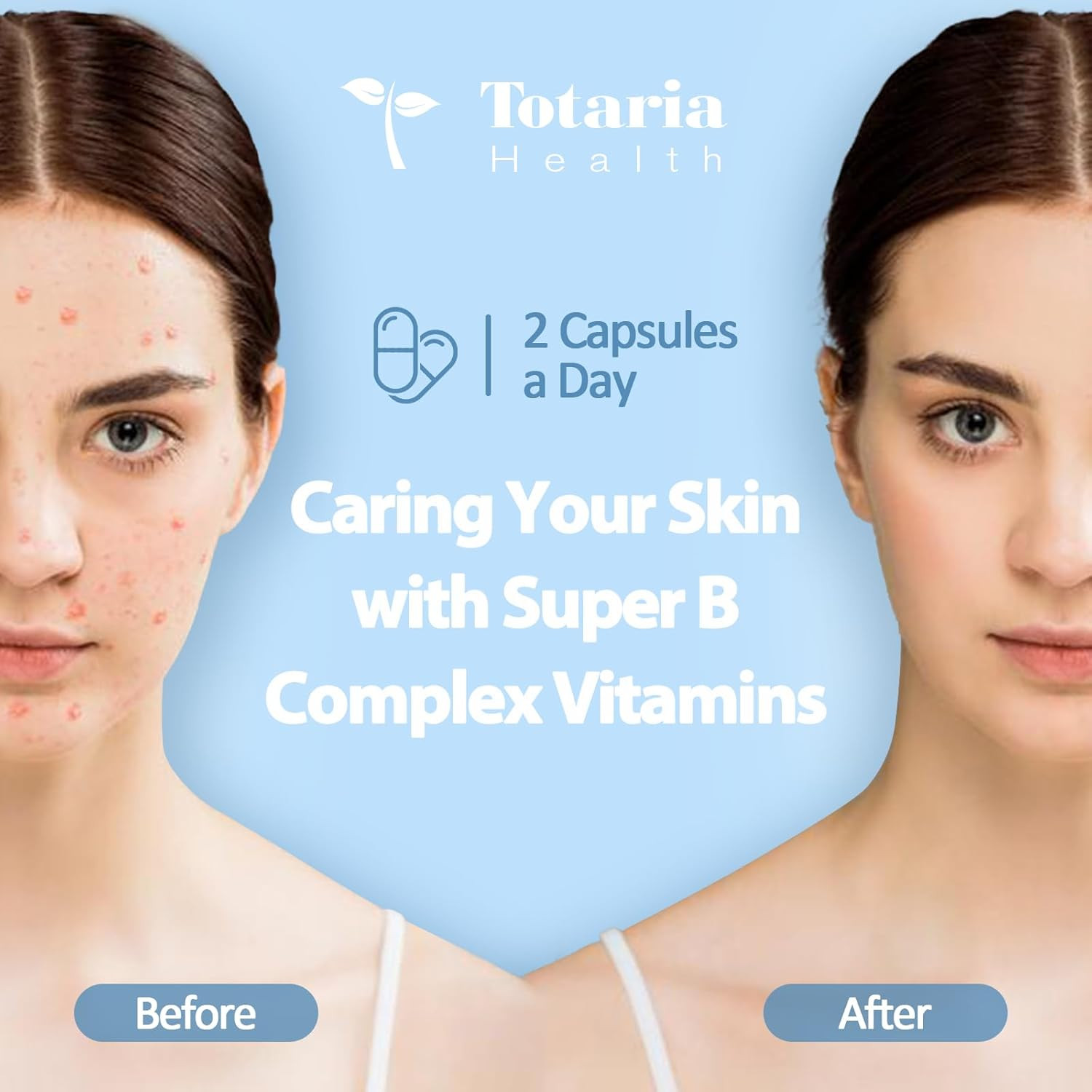13-In-1 Vitamin B Complex plus with Vitamin B1, B2, B3 (Niacinamide), B4, B5, B6