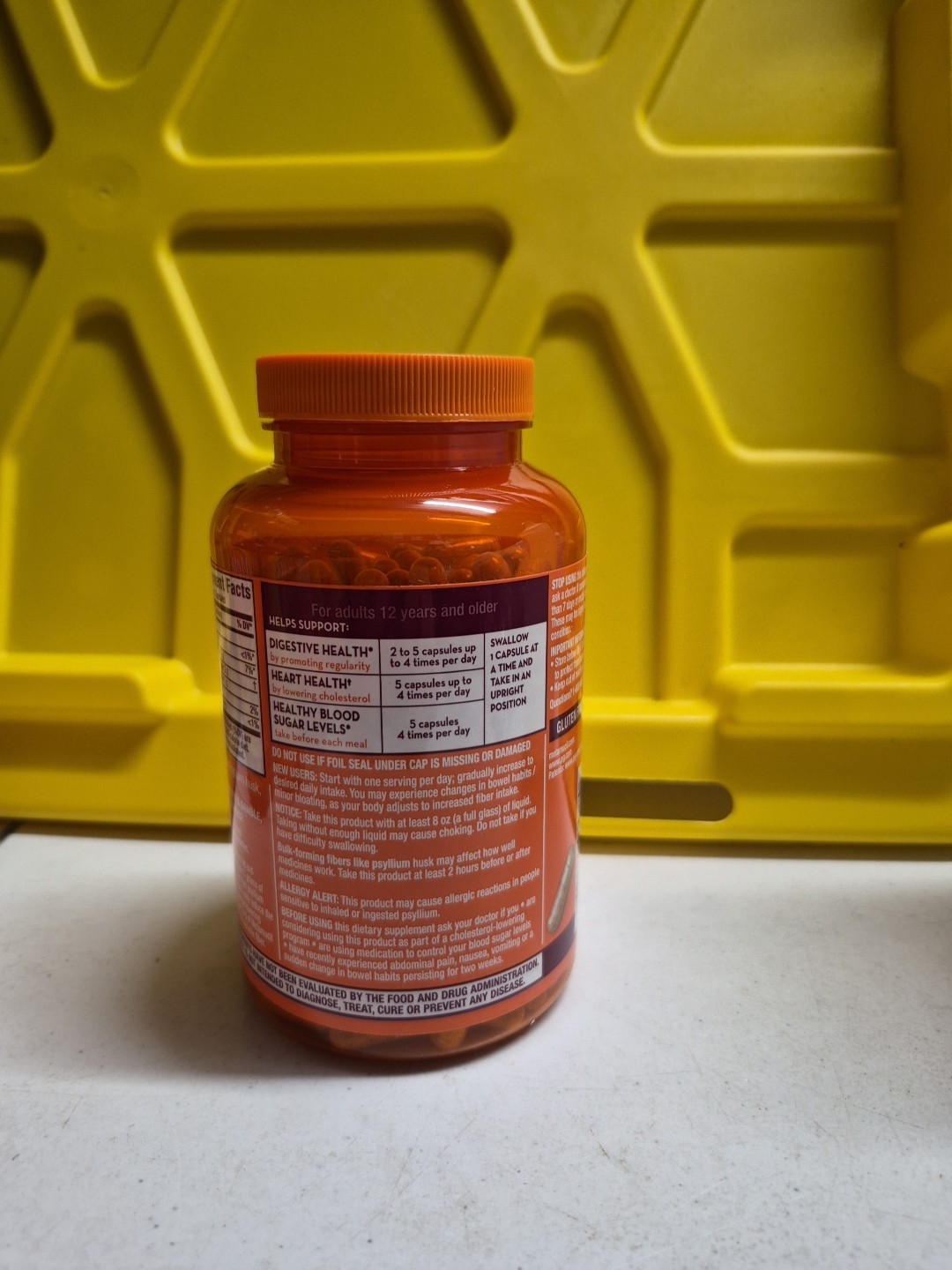 Metamucil Multi-health Psyllium Fiber Supplement Capsules 300 Ct. Exp. 08/2027