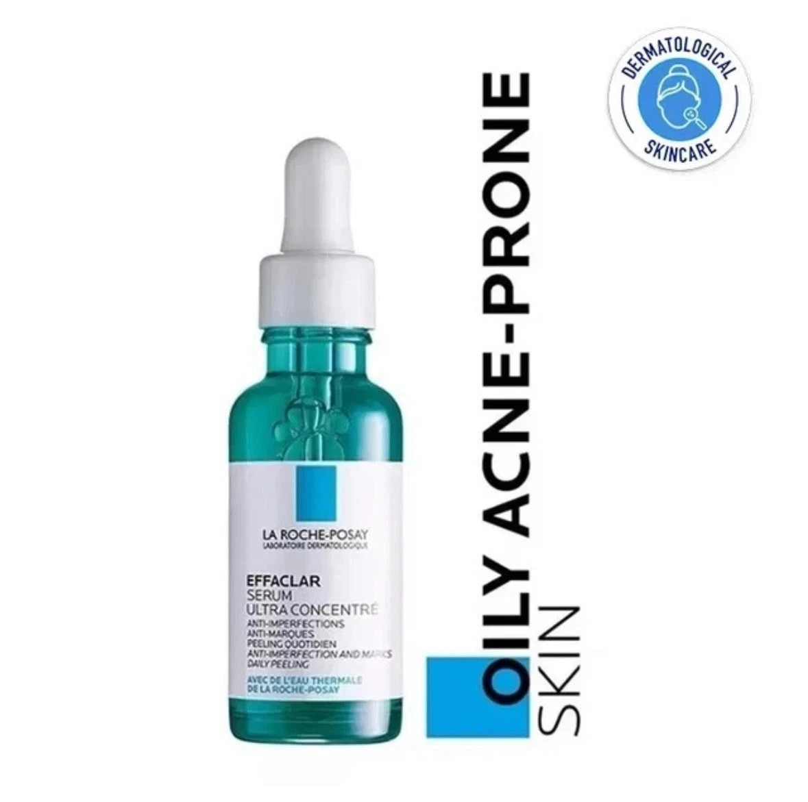 La Roche-Posay Effaclar Serum 30ml – Anti-Acne & Anti-Aging – New & Authentic