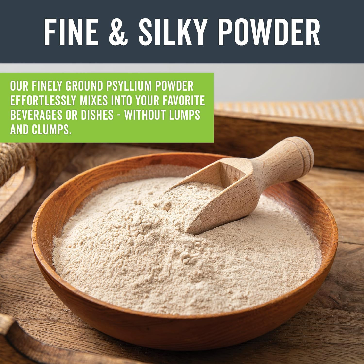 Organic Psyllium Husk Powder, 24 Oz – Finely Ground, Unflavored, Vegan, Keto, Pa