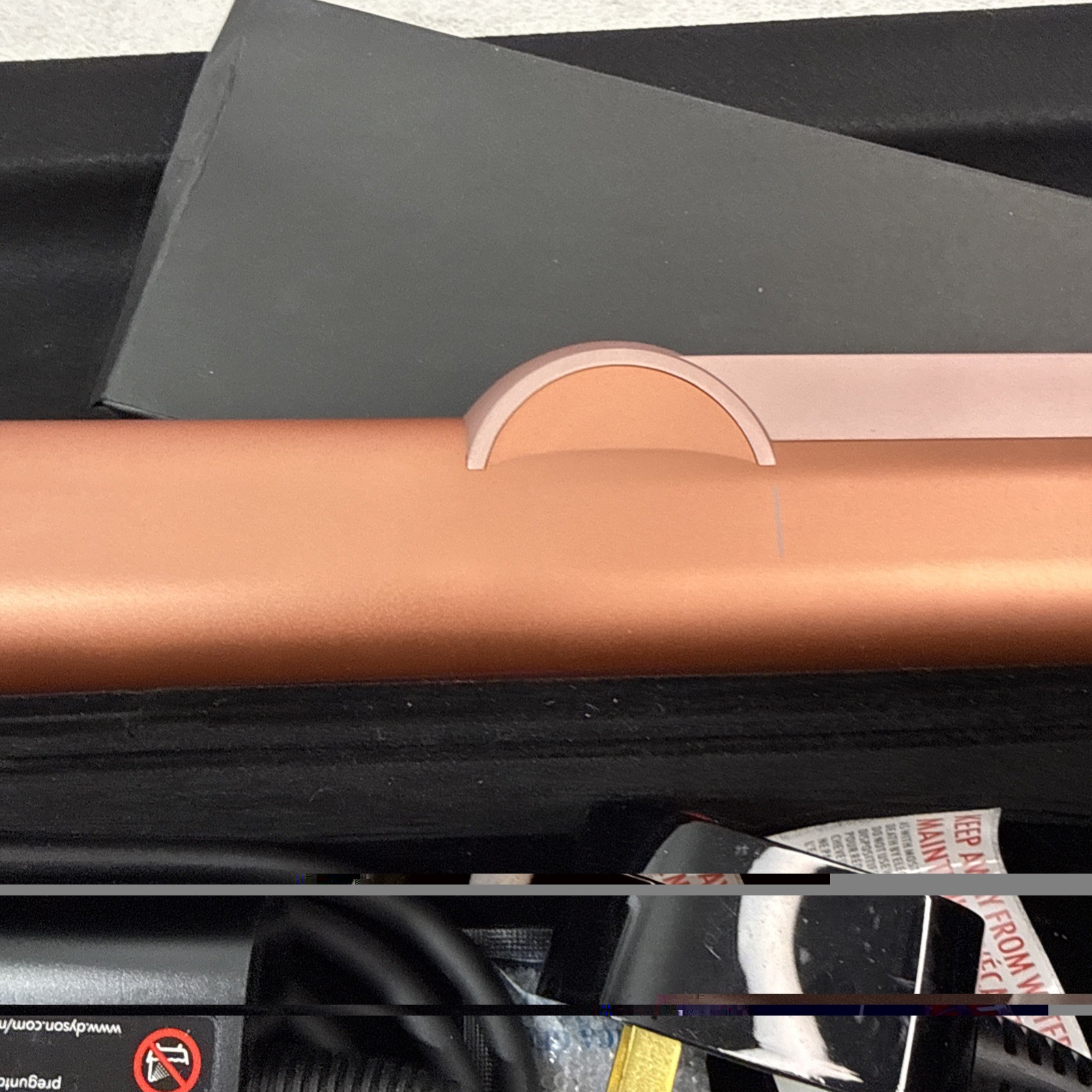 Dyson Airstrait Electric Hair Straightener Amber Silk Special Edition