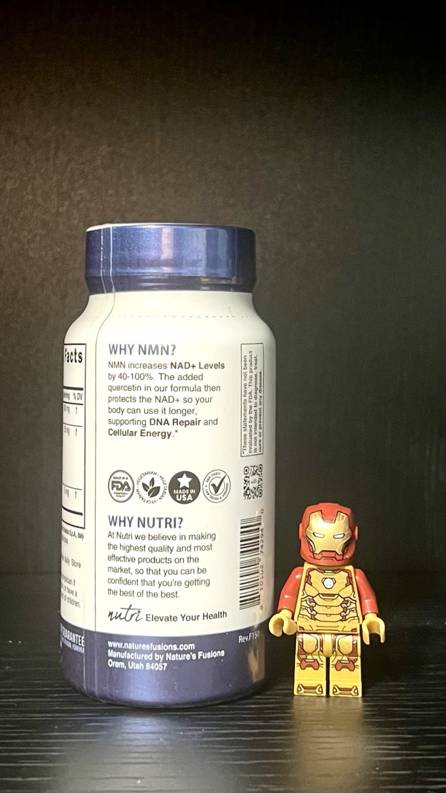 NEW Fresh Batch! Nutri NMN 500mg Extra Strength NAD+ Booster EXP 01/29
